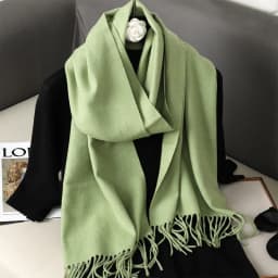 62Color Solid Women Winter Scarf Warm Thicken Cashmere Shawl Outdoor Fashion Luxury Tassels Pashmina Lady Wrap Windproof Scarves