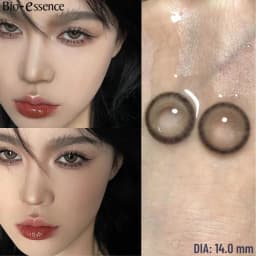 Bio-essence Contact Lenses for Eyes with Degree 1 Pair Big Eye Lenses Brown Lenses Fog Pearl Lens Korean Lenses Natural Lenses