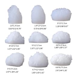 R3MC Crystal Cluster Mold for Silicone Resin Mold Filler,Resin Crystal Moulds for DIY Resin Decorative Craft Home Decorations