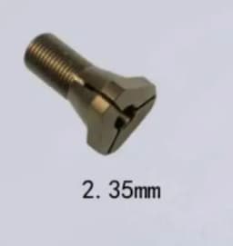 clip Collet chuck 2.35mm 3mm 3.175mm 90 Degree elbow polishing motor accessory carbon brush