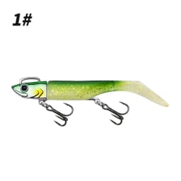 Soft Lure Vibration Jig Head Hooks 30g37g43g Artificial Bait for Perch Pike Bass Fishing Lure Sea Silicon Bait for Fishing