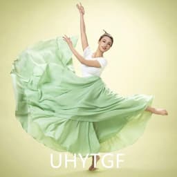 Women Assorted Gauze Skirt Large Swing Ballet Practice Clothes 720 Degree Chiffon Skirt Gypsy Long Skirts Women Dancer Wear 2551