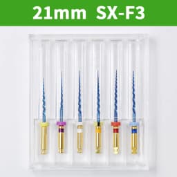 Dental Super Files Blue Rotary File Nickel Titanium Metal Root Canal File Endodontic Equipment 21/25/31mm S1/S2/F1/F2/F3/F4/F5
