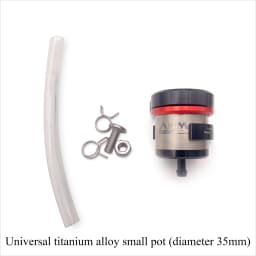 AEM oil cup integrated titanium alloy for Brembo RCS/CC direct push up pump brake AEM oil pot