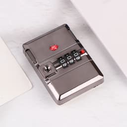 Metal Password Lock 3 Digit Combination Lock Travel Suitcase Luggage Chest Hardware Lock Coded Locker Gift Case Padlock