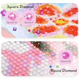 HUACAN Magic Hat Diamond Handmade Painting Cross Stitch Full Set Wall Decor Craft Art Home Decoration