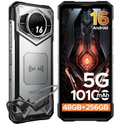 Global Version DOOGEE S200 VIP Edition 5G Rugged Phone Android 16 1.32" AMOLED Rear Display 48GB 256GB 10100mAh Battery NFC
