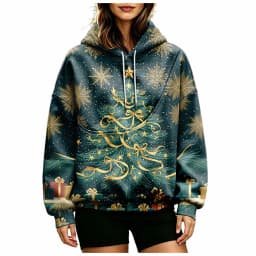 Women Fall And Winter Hoodie With Pet Pouch Oversized Pocket Colorful Print Sweatshirt For Dogs Long Sleeve Thin Hoodie Women