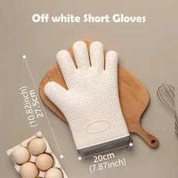 1Pc Thickened Anti-Scald Silicone Gloves Heat Resistant for Microwave Oven Baking BBQ Anti-Slip Heat Insulation Mitts