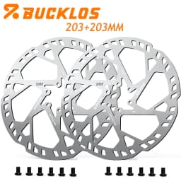 BUCKLOS 2.3MM E-Bike Brake Disc 220MM Electric Bicycle Rotor 140/160/180/203MM Dirt Bike Disc Brake Rotor For Surron Segway Tala