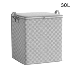 Non-woven Quilt Storage Bag With Lids Zipper Foldable Clothes Quilt Bins Container Large Capacity Dust-proof Bag Organize