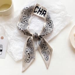 Paisley Pattern Long Skinny Scarf Stylish Ribbon Multi Purpose Scarf Neck Scarf for Hair Decor Bag Strap Daily Fashion Accessory
