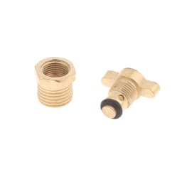 Set of 3, 1/4 Brass Air Compressor Drain Screw, Perfect Replacement For Screw Compressor Equipments
