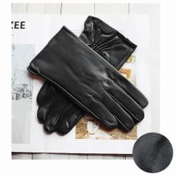 Autumn Thin Sheepskin Leather Gloves Men's Rayon Lining Spring and Summer Outdoor Bicycle Riding Car Driving Fashion Driver Fin