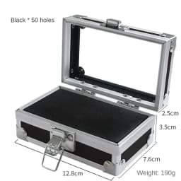 Nail Drill Grinding Bit Holder Box Nail Drill Machine Bits Holder Grinding Heads Storage Box Nail Art Polish Heads Organizers
