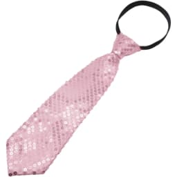 1pcs Unisex Shinning Sequins Tie Casual Tie Sequin Tie Adjustable Zipper Necktie for Festival Dance Costume Party Event Wedding
