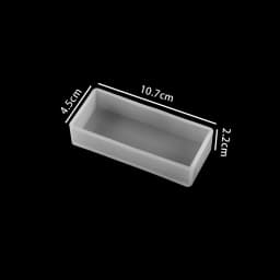1Pcs Square Rectangle Silicone Mold Dried Flowers Plant UV Epoxy Resin Mould For DIY Coaster Pendant Jewelry Making Accessories