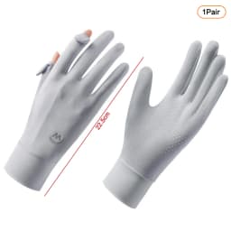 Sunscreen Stretch Women Anti UV Mid-long Breathable Glove For Spring Summer Thin Gloves