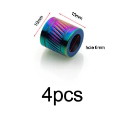 4-10pcs Stainless Steel Big Hole Beads Loose Spacer Beads For Diy Bracelets Jewelry Making Paracord Knife Lanyard Accessories