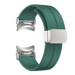 Quick Fit Magnetic Silicone Strap For Samsung Galaxy Watch 6 5 4 40mm 44mm 6 Classic 47 43mm 42 46mm 5Pro 45mm 20mm Sports Band