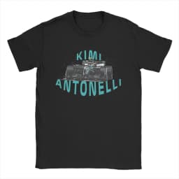 Andrea Kimi Antonelli Smoking and Drinking Beer T-Shirts for 100% Cotton T Shirt Short Sleeve Tee Shirt Plus Size Clothes