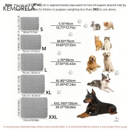 KEMORELA Reusable Washable Dog Pee Pad Pet Training Mat Suitable for Large Medium And Small Pets Universal for All Seasons