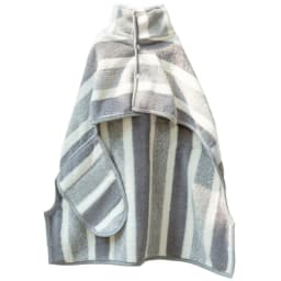 Striped Bathrobe For Cats And Dogs Bath Towel Soft All-wrapped Quick-drying Absorbent Bath Towel Pet Comfort Coat