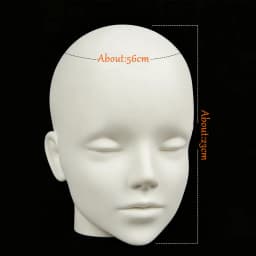 Anime Foam Mannequin Head Stable Lightweight Wig Display Stand for Jewelry Headwear Hat Display Stand Manikin Foam Head Model