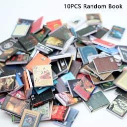 Hot New 10/6/4/3pcs 1/12 Dollhouse Miniature Mini Books Model Furniture Accessories