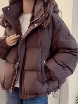High Quality Thickened Hooded down Cotton Jacket for Autumn Winter Short Stylish Versatile Small Size Teenage Girl Coat