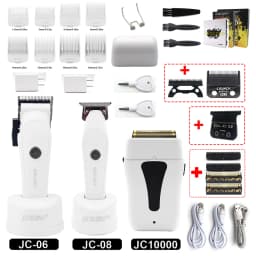 JUCAI Mini Candy Professional Hair Clipper for Men 7200RPM Brushless Motor Phantecho DLCBlade Base Charger Haircut Machine