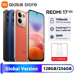 Redmi 17 5G Smartphone Global Version Snapdragon® 4 Gen 5 CPU 50MP Camera 7500mAh 45W Turbo Charging NFC 6.9" Display 120Hz