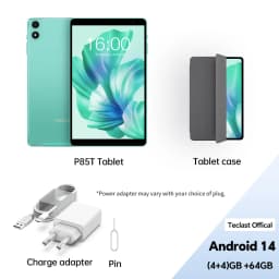 Teclast P85T Android 14 Tablet 8 Inch IPS 4+6GB RAM 64GB ROM A523 8-core Widevine L1 Wi-fi 6 Type-C 5000mAh Tablet PC Metal Body