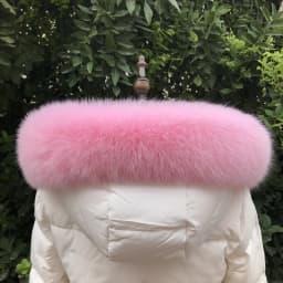 Real Fox Fur Collar For Coat Hood Decors Women Men Winter Luxury Fur Scarf Genuine Female Furry 100% Natural Fur Scarves Shawls