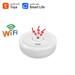 Tuya WiFi Water Leak Detector 100dB Smart Sound Alarm APP Real-time Monitoring Home Kitchen/Basement/Laundry Room Protection