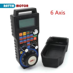 【DE/US Stock】4 / 6 Axis XHC Mach3 / NC Studio MPG Pendant CNC Wireless Handwheel Manual USB Receiver 40 Meter Distance WHB04B