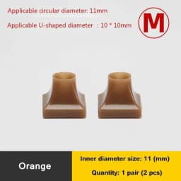1 Pair Women High Heels Shoe Covers Square TPU/PVC Material Soft Damping Heel Protector Silencer Non-slip Heel Protector