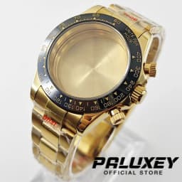 Daytona 40mm VK63 Sapphire Glass Watch Case Ceramic Bezel Men's Watch Accessories Suitable for VK63 VK63A VK64 Quartz Movement