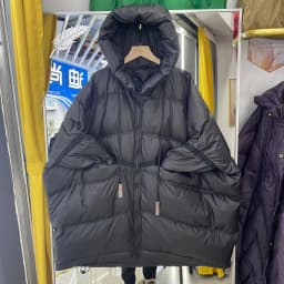 Janveny 90% White Duck Down Jacket Women Winter Long Puffer Coat Hooded Thicken Female Warm Loose Korean Warm Feather Parkas