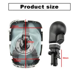 5/6 Speed Car Gear Shift Knob Shifter Gaitor Boot Cover Black Fit For Opel Corsa D  2006 2007 2008 2009 2010 2011 2012 2013 2014