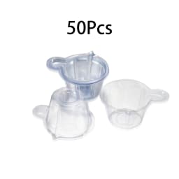 50-200Pcs 40ML Plastic Disposable Cups Dispenser Silicone Resin Mold Tool for DIY Epoxy Resin Crafts Jewelry Making Tools