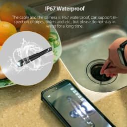 Ulefone Endoscope E2 IP67 Waterproof Digital Endoscope for Ulefone Armor 9 / 9E / Power Armor 13 / 16 Pro / 18T / Armor Pad