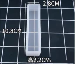 Crystal UV Epoxy Square Rectangular Mold Silicone High Mirror Cubes Handmade Jewelry Making Tool Decoration Craft Display