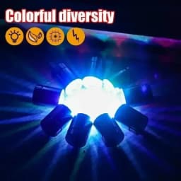 Tiny LED Light Bulbs Battery Operated Lantern Dollhouse Miniature Lamp Samll Spotlights for Displays Party Wedding Decoration