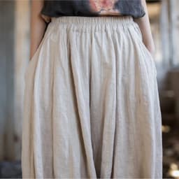 Johnature Women Bloomers Pants Solid Color Elastic Waist Spring Ramie Trouser Pockets 2025 New Loose Women Vintage Long Pants