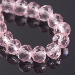 Solid Color 3x2mm 4x3mm 6x4mm 8x6mm 10x7mm 12x8mm Rondelle Faceted Czech Crystal Glass Loose Spacer Beads for Jewelry Making DIY