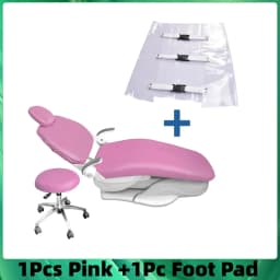 1Pcs Dental Chair Cover Unit PU Leather Elastic Waterproof Protective Case Seat Chair Cover Dental Chair Mat Foot Pad Dentistry