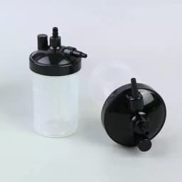 New Plastic Oxygen Bubbler Bottle Humidifier Water Humidification Bottle For Oxygen Regulator Concentrator Tool Accessories