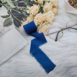 5 Meters Hand Torn Edge Chiffon Ribbon Wedding Hold Flower Tassel Ribbon Bow Decoration Snow Silk Fabric Strip