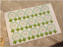 60pcs Handmade Stickers Bowknot Gift Seal Label Sticker Diary Stationery Stickers For Wedding Party Decor Handmade Sticker